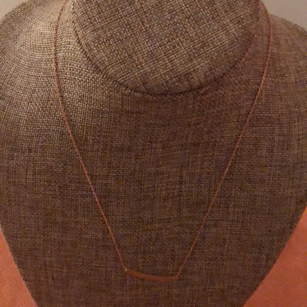 NWT rose gold filled necklace!